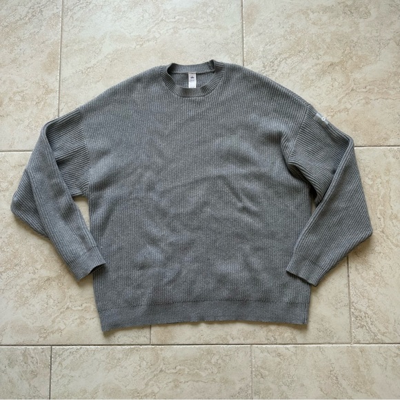 ALO YOGA Domain Knit Crewneck Oversized Sweater - Picture 2 of 7